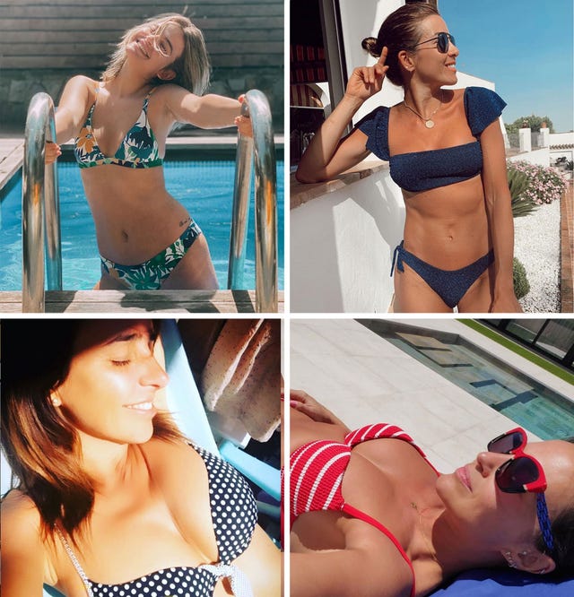 laura escanes, virginia troconis, carmen alcayde y paula echevarría posan en bikini