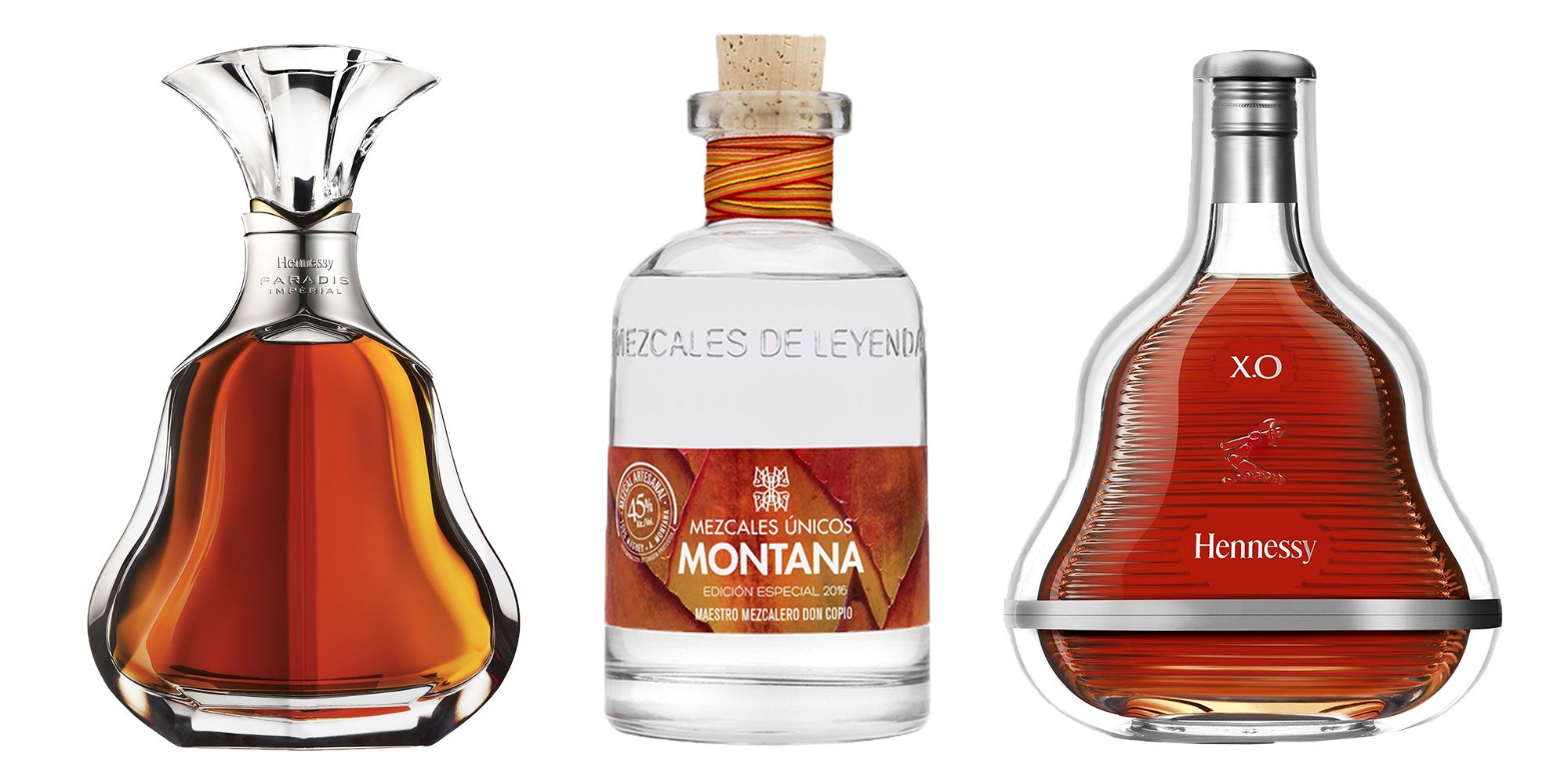 Finest cognac: Hennessy XO, Hennessy Paradis and other cognac bottles