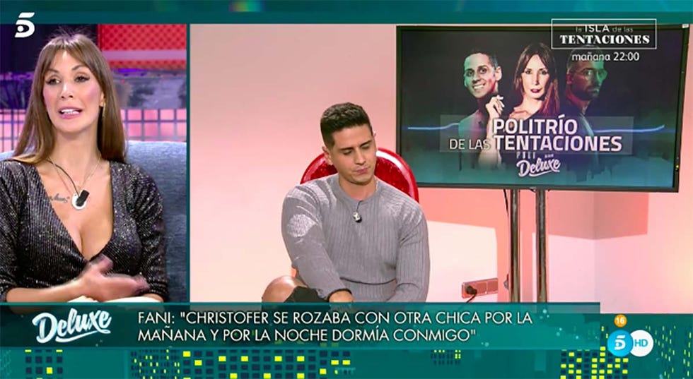 fani y christofer endadados en 'sábado deluxe'