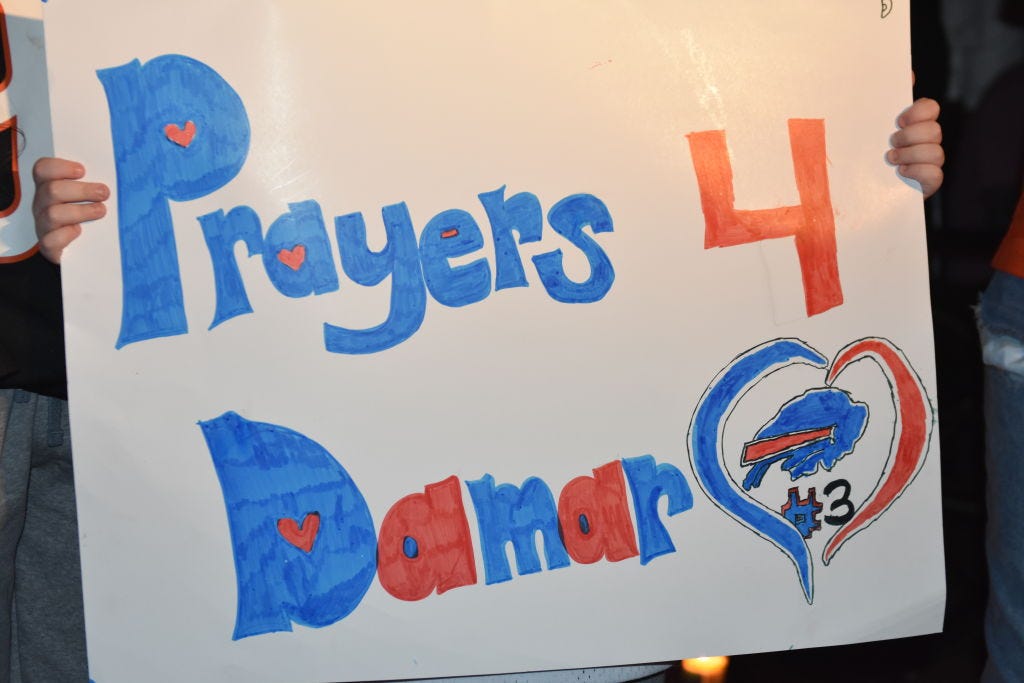 Players, fans deal with psychological effects of seeing Damar Hamlin's  injury