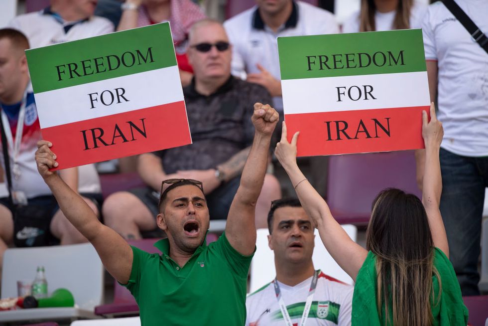 世界盃場邊小故事5  解放伊朗女性自由！