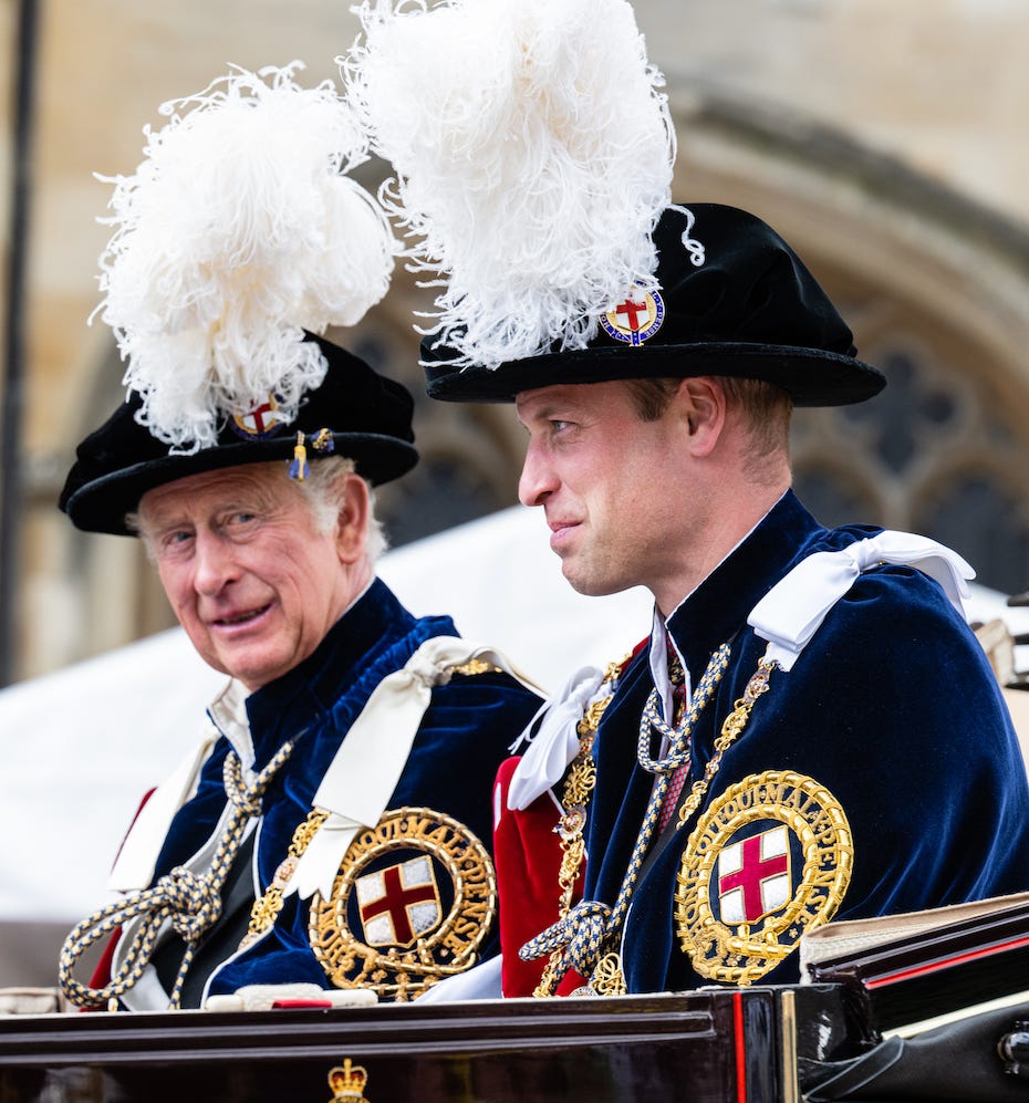 Fans react to King Charles and Prince William's bonding moment