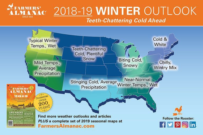 farmers almanac winter 2018-19 forecast