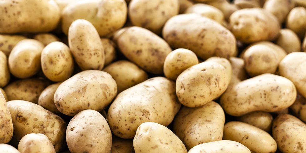 farmers market organic potatoes