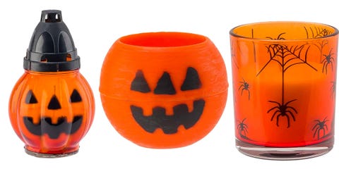 farolillos y velas de halloween