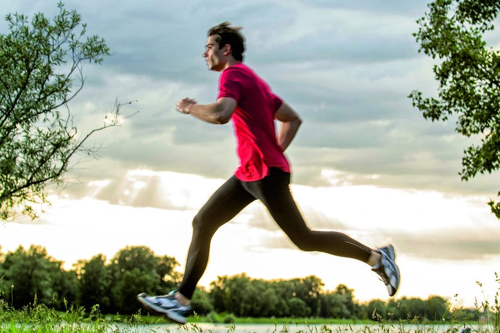 man running