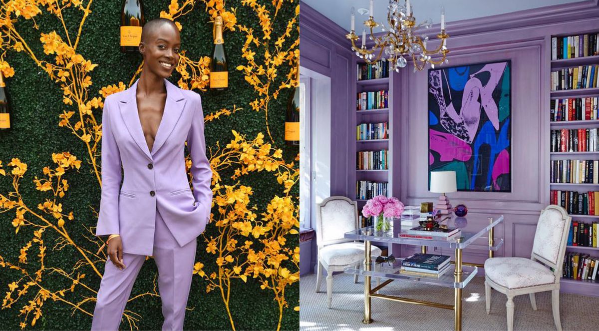 Purple, Violet, Yellow, Lavender, Fashion, Room, Lilac, Spring, Tree, Plant, 