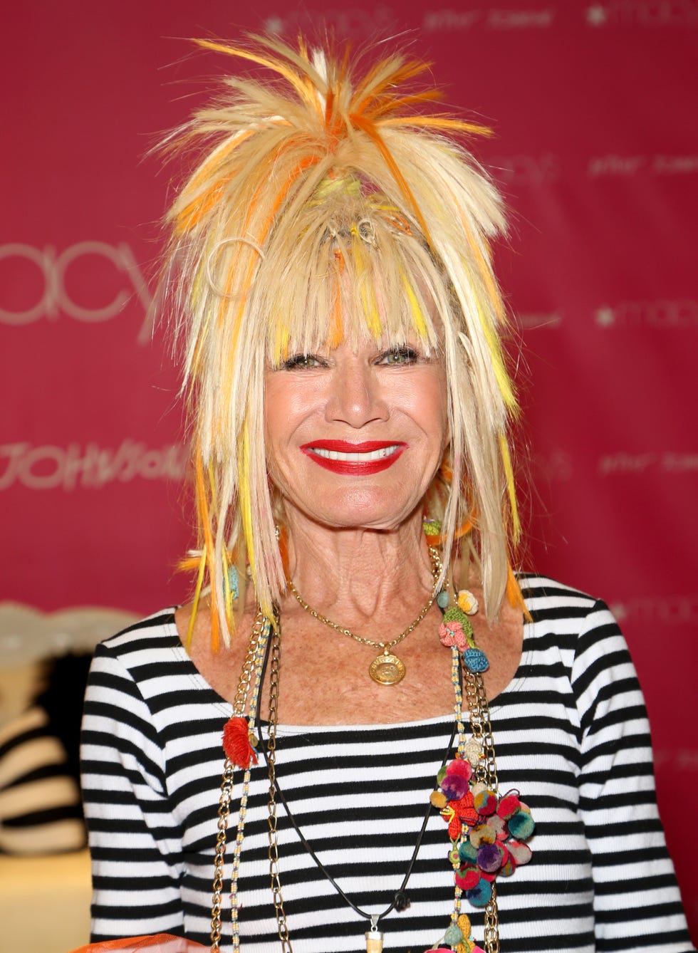 betsey johnson appearance at macy's at the fashion show mall
