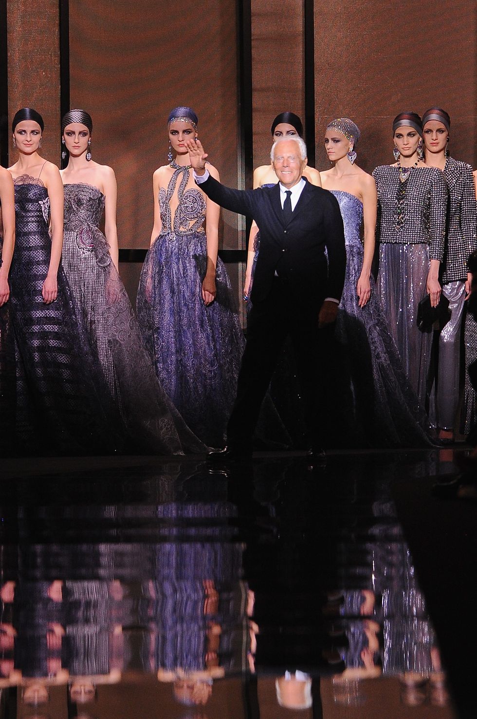 giorgio armani prive runway  paris fashion week  haute couture ss 2014
