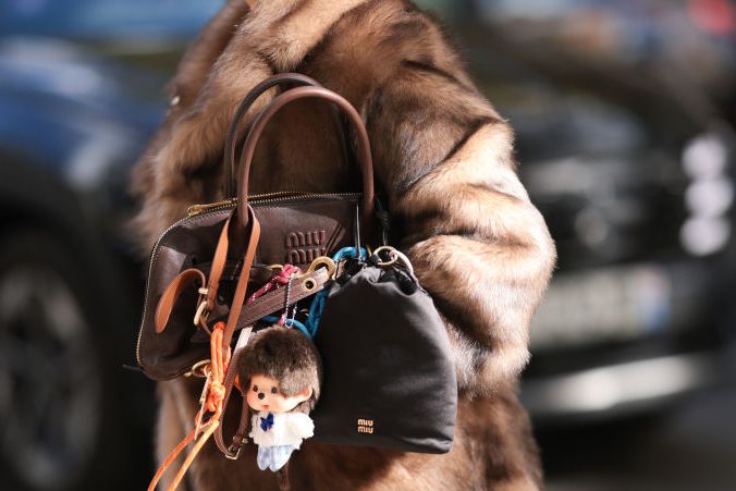 street style bag charm