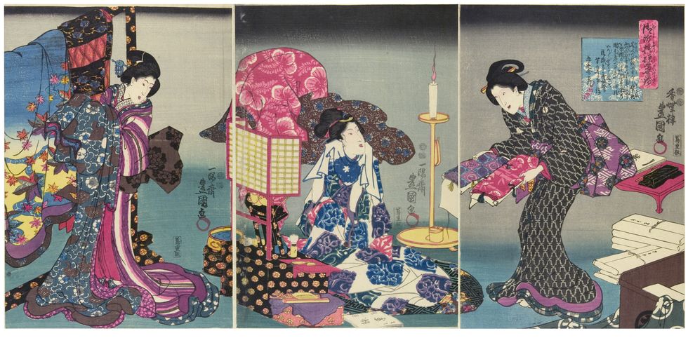 Fashionable brocade patterns of the Imperial Palace, 