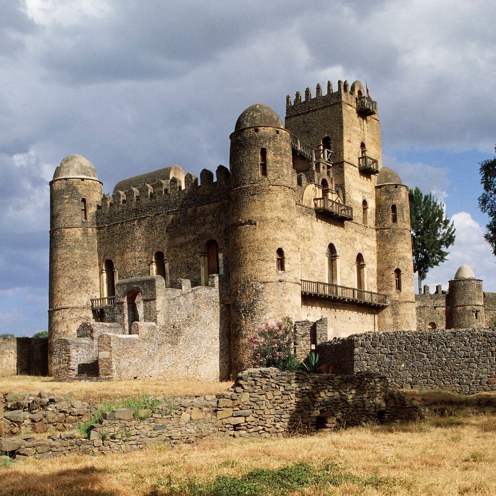 ethiopia march 24 fasilides castle, royal fortress enclosure of fasil ghebbi unesco world heritage list, 1979, gondar region, ethiopia photo by deagostinigetty images