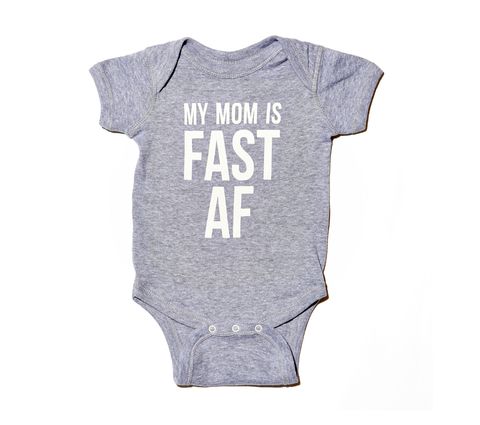 Sarah Marie Design Studio My Mom Is Fast AF - Infant Bodysuit