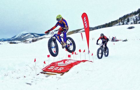 Fat Bike World Championships Crested Butte Elite Race Jump