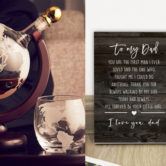 Gifts for Men Dad, 9 oz Whiskey Decanter Set with Two 2 oz Glasses, Unique Birthday Gift Ideas from Daughter Son, Home Bar Gifts, Drinking Accessories