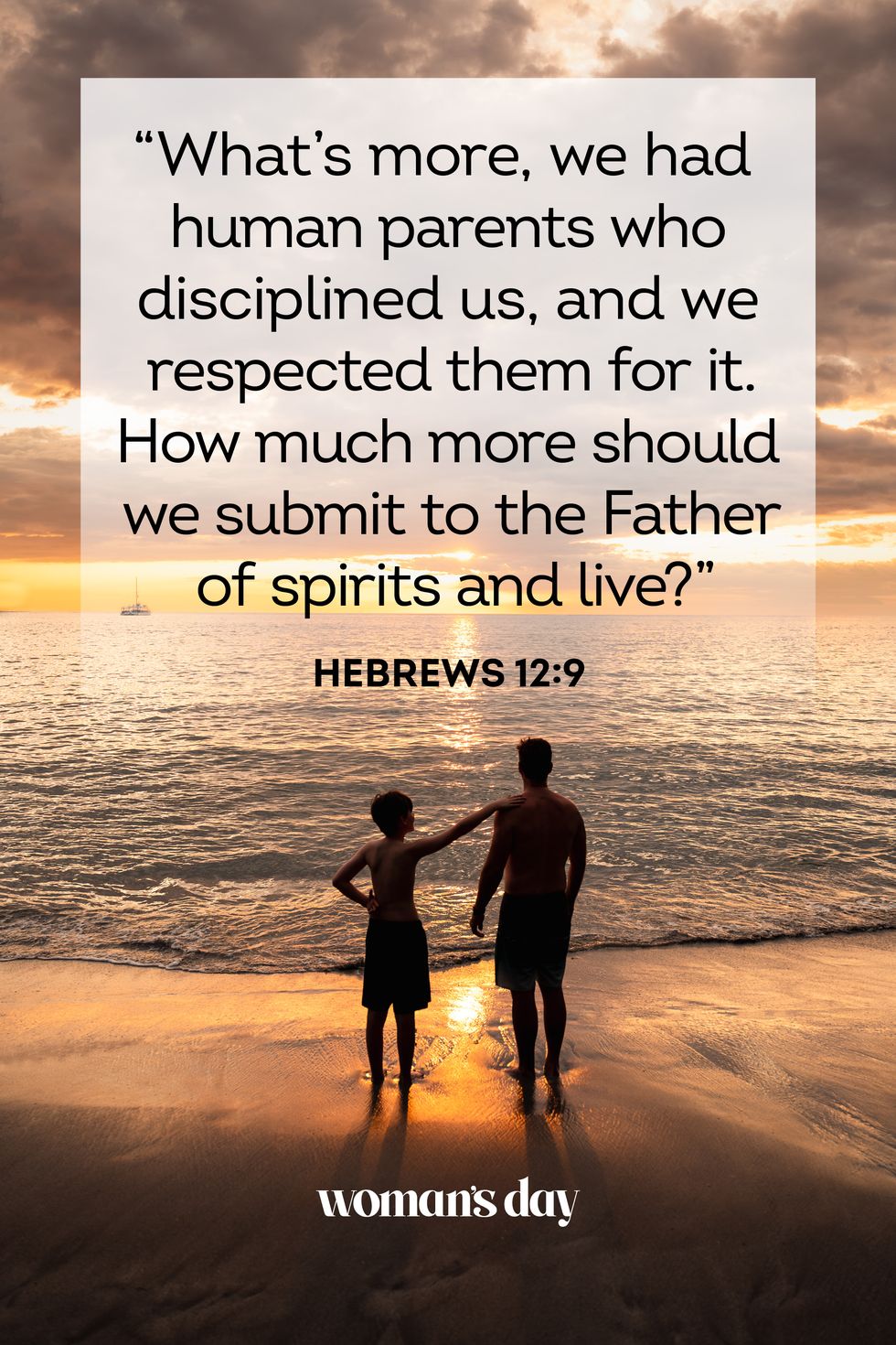 fathers day bible verses hebrews 12 9