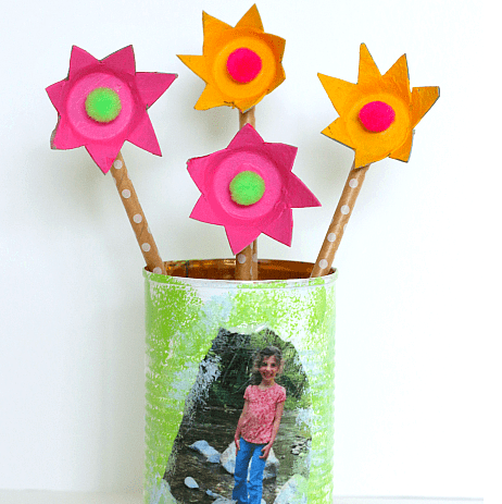 Father's Day Pencil Cup Homemade Gift Idea