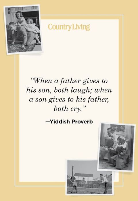 father son quotes yiddish proverb