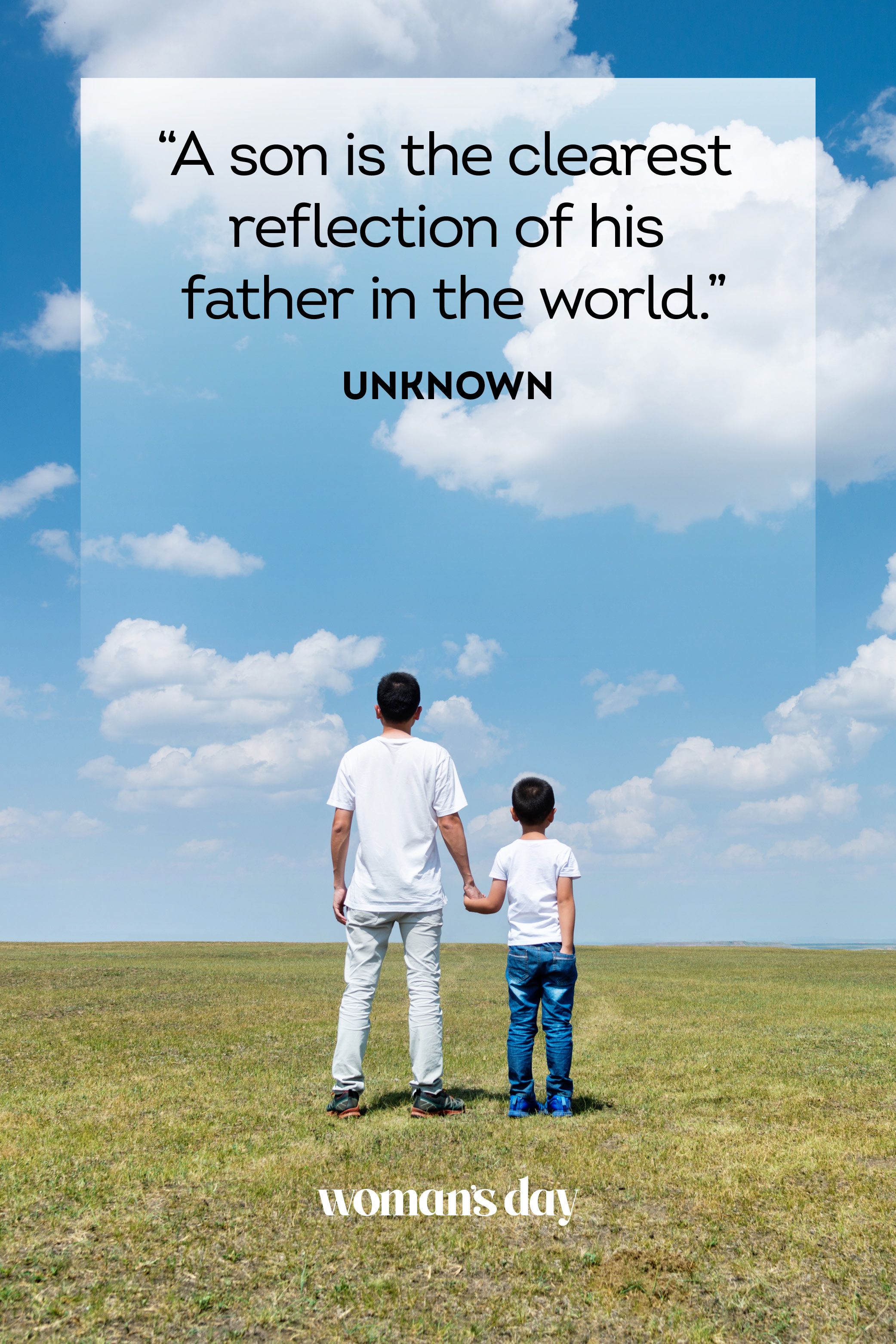 A Son Is A Reflection Of His Father Quotes - Kimmi Merline