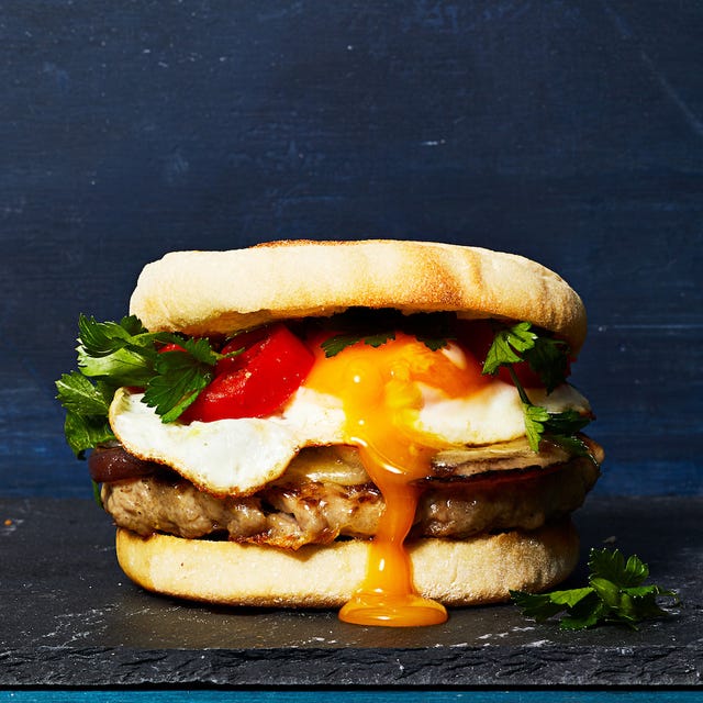 sausage egg and cheese sandwiches sausage egg and cheese breakfast sandwich on an english muffin