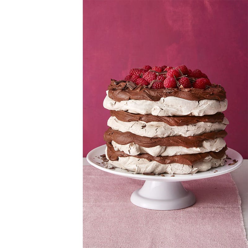 fathers day cake chocolate meringue layer cake