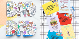coloring dad card and compilation of food pun cards father's day