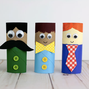 fathers day crafts paper roll dads