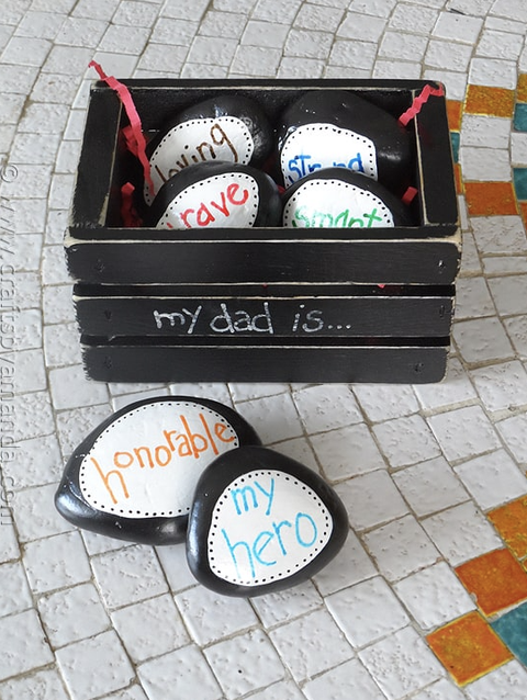 father's day crafts hero stones