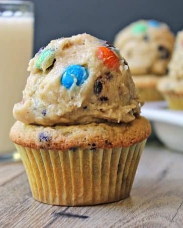 fathers day cupcakes monster cookie dough cupcakes