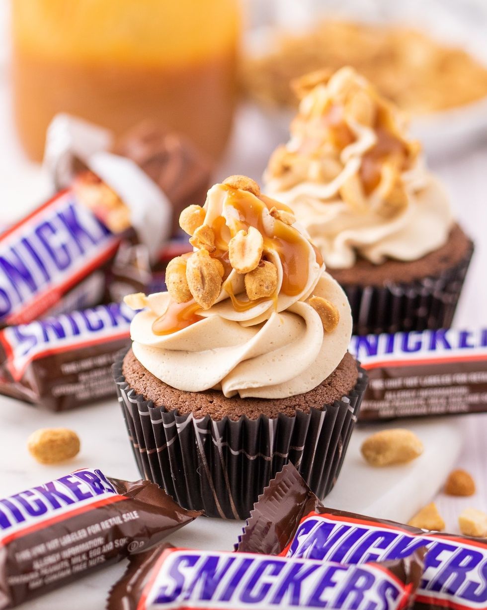 fathers day cupcakes snickers cupcakes