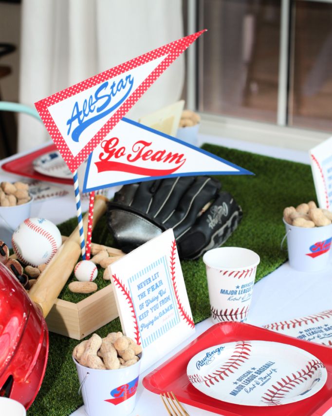 father's day decoration baseball theme party