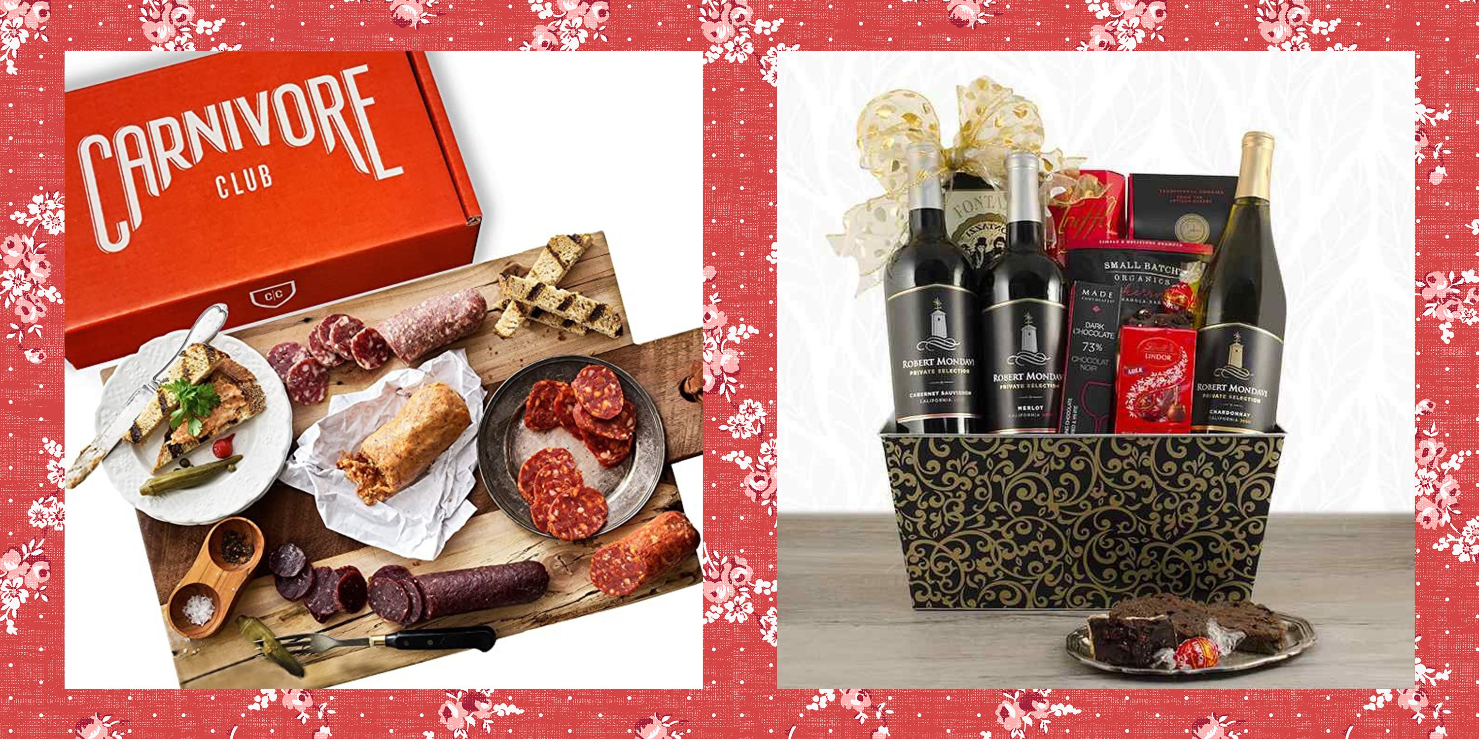 Father's Day Hearty Bites & Wine Gift Basket | Hickory Farms