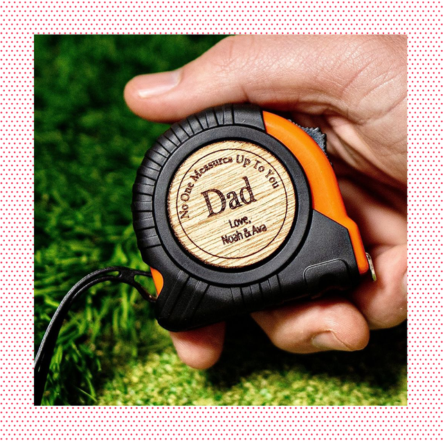 personalized tape measure and portable putting green
