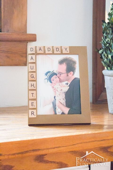 Daddy Daughter Picture Frame - Father's Day Crafts