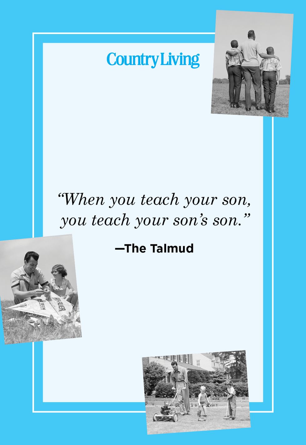 father son quote for father's day from the talmud