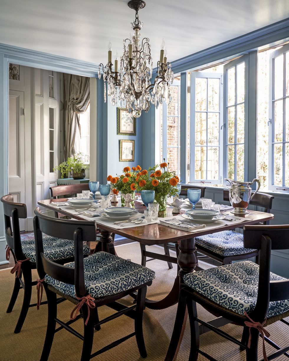 the chair cushion fabric in the dining room is by muriel brandolini