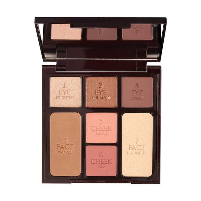 charlotte tilbury
instant look in a palette   stoned rose beauty   limited edition make up palette