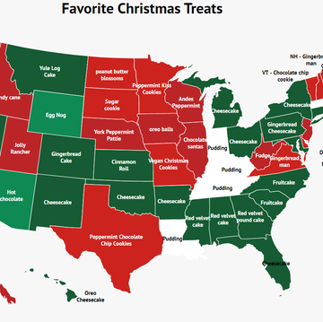 favorite christmas dessert by state