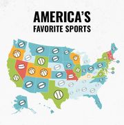 favorite sports by state