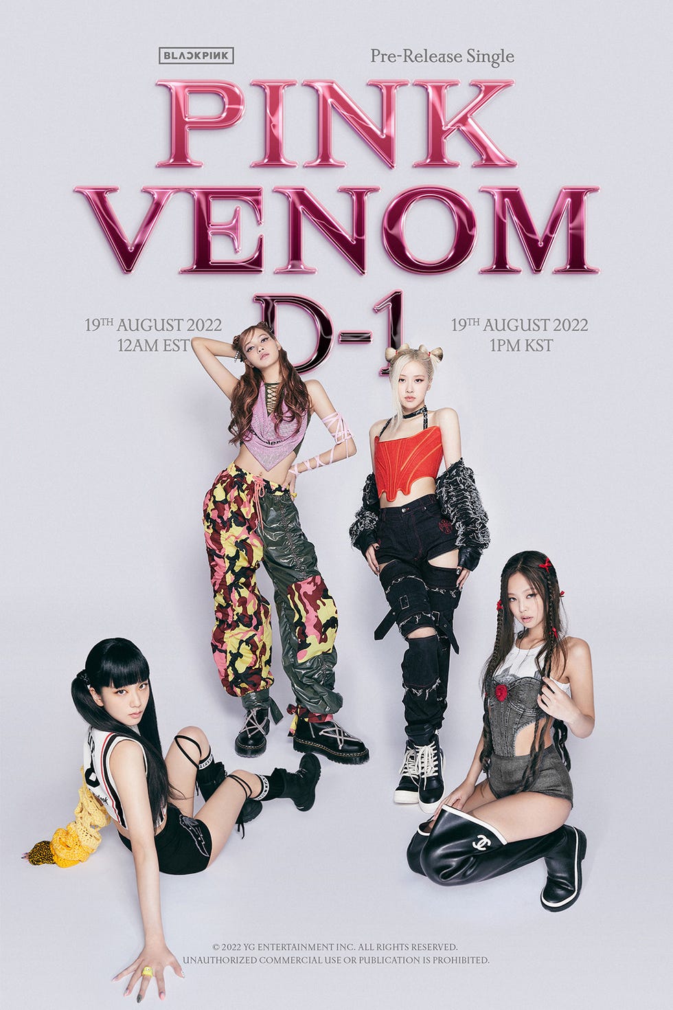 BLACKPINK（ブラックピンク）がカムバック！ 新曲「PINK VENOM」の衣装＆着用ブランド総まとめ | ファッション | ELLE ［エル  デジタル］