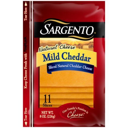 Sargento Mild Cheddar Cheese Slices