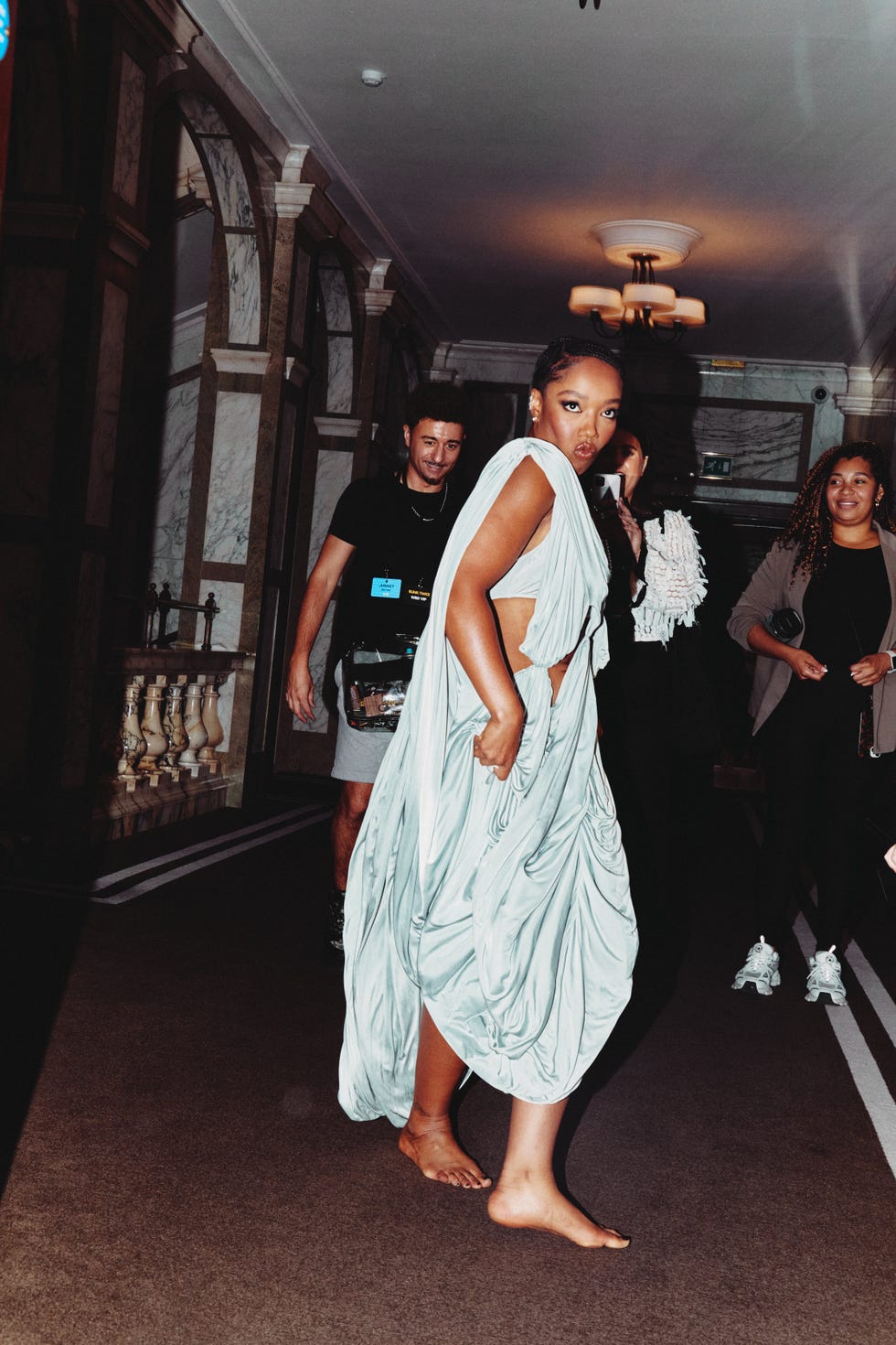 naomi ackie blink twice premiere loewe