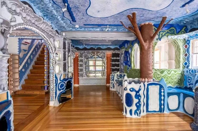 casa in stile gaudì a sacramento