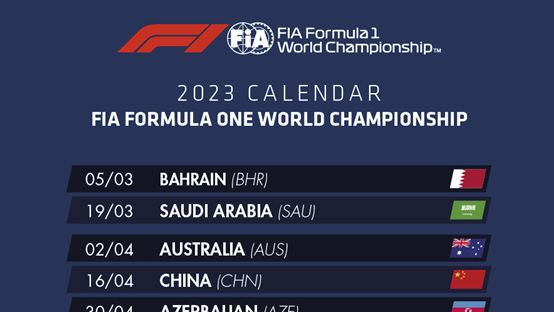 preview for La FIA confirma el calendario de la Fórmula 1 para la temporada 2023