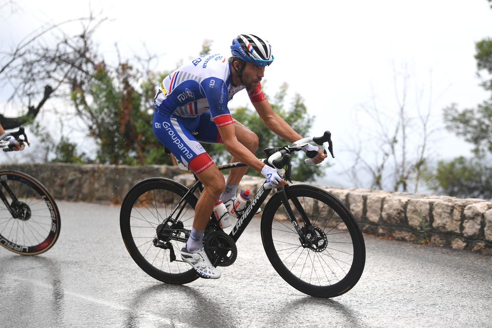 nice, france   august 29 thibaut pinot of france and team groupama   fdj  during the 107th tour de france 2020, stage 1 a 156km stage from nice moyen pays to nice  tdf2020  letour  on august 29, 2020 in nice, france photo by tim de waelegetty images
