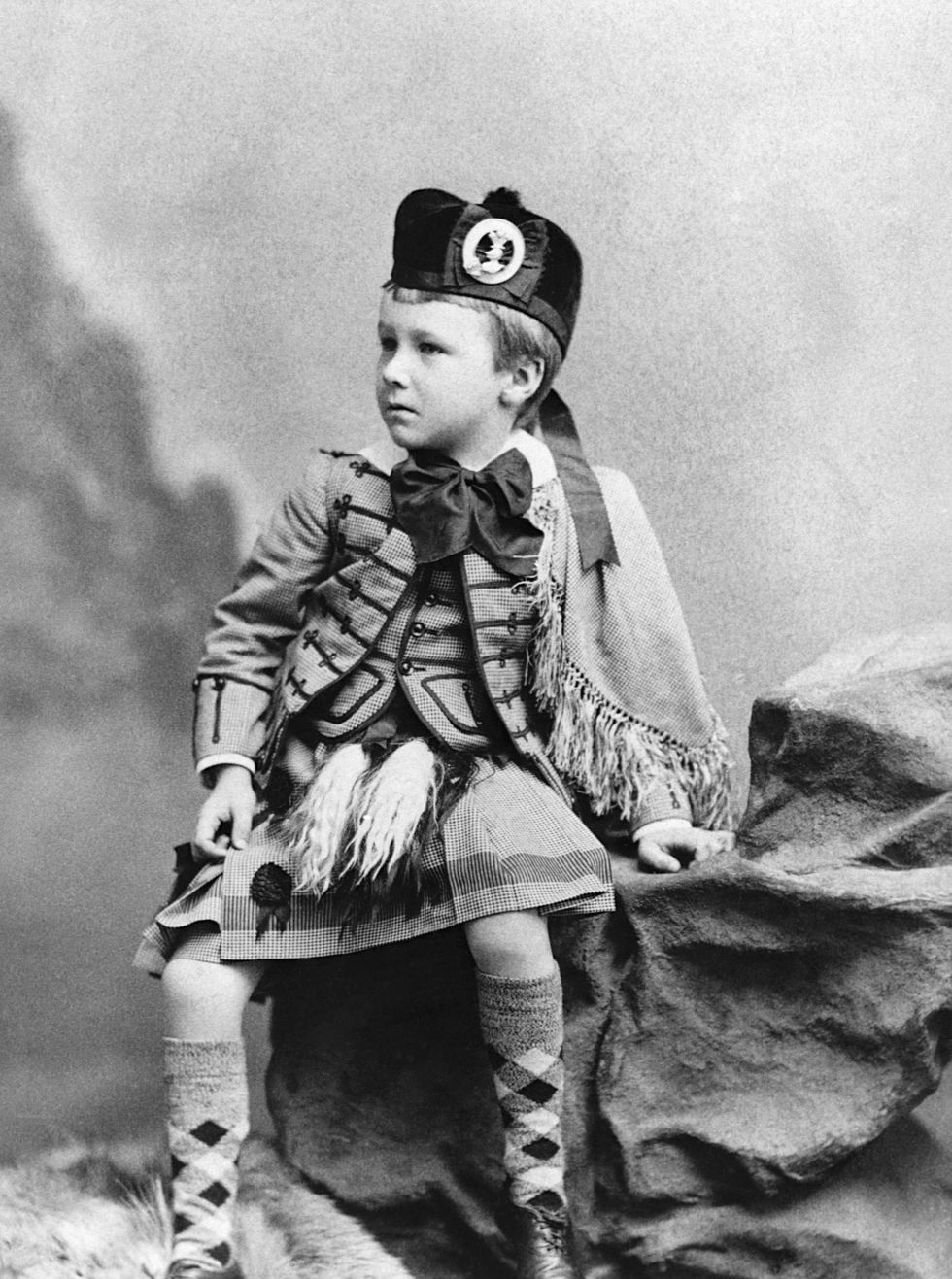 Franklin D. Roosevelt at the age of five