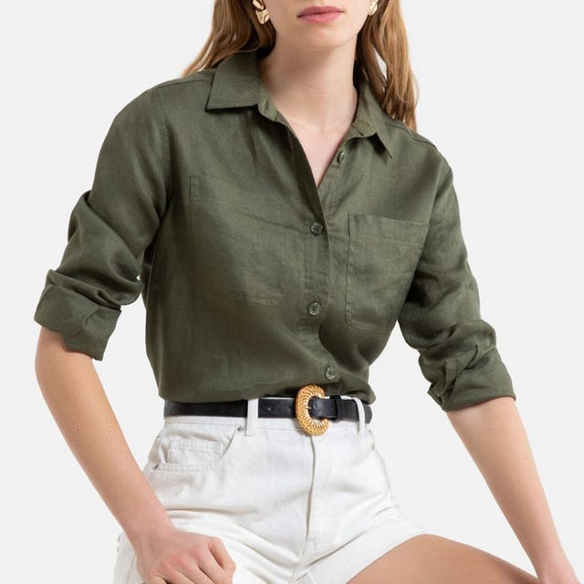 khaki shirt