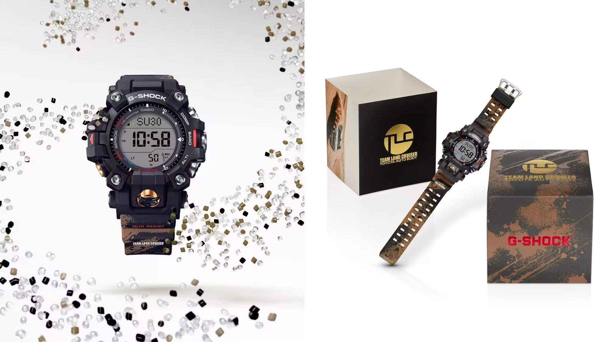 TOYOTA × G-SHOCK G-Shock Toyota Land Cruiser Collaboration - Mudman GW9500