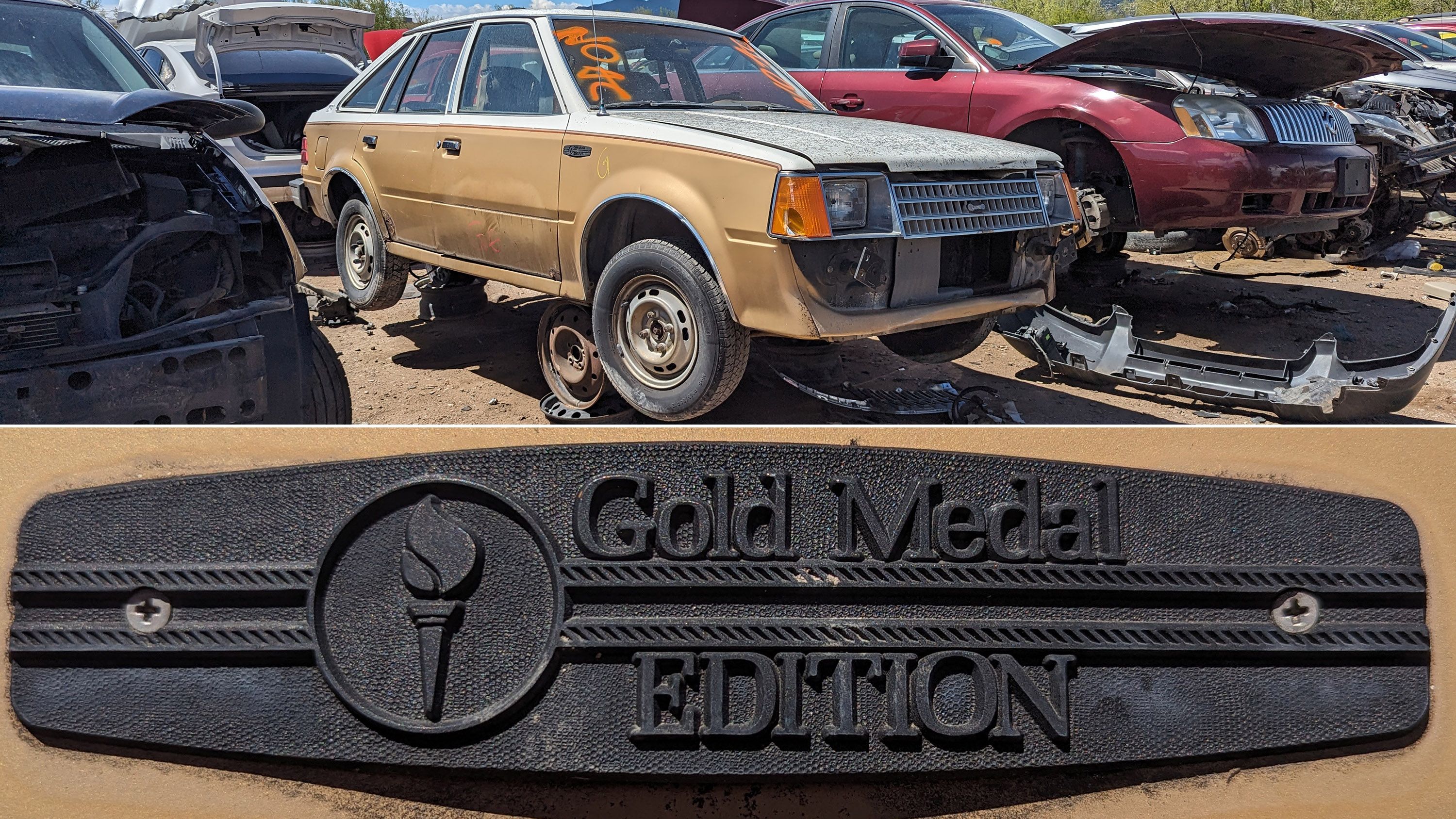 1984 Ford Escort Gold Medal Edition Is Junkyard Treasure