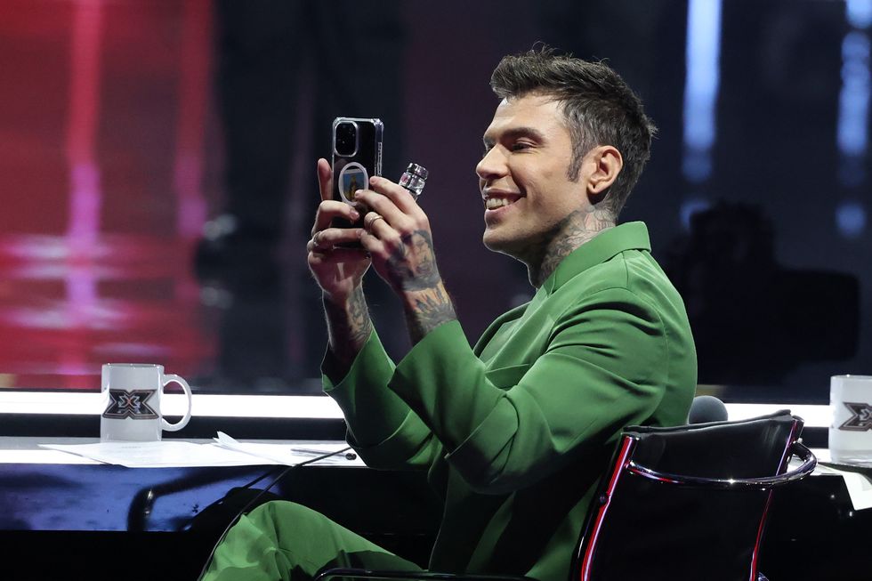 milan, italy november 02 fedez attends the x factor live tv show on november 02, 2023 in milan, italy photo by stefania dalessandrogetty images
